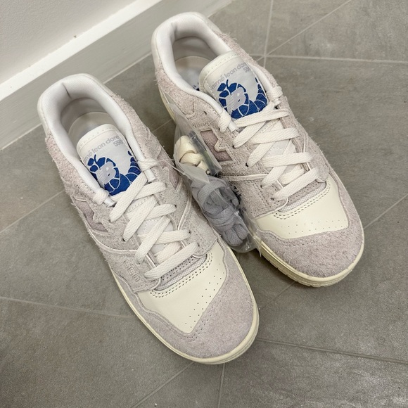 New Balance x Aime Leon Dore 550 Sneakers Gray Suede white blue 6.5 NIB - Picture 4 of 8